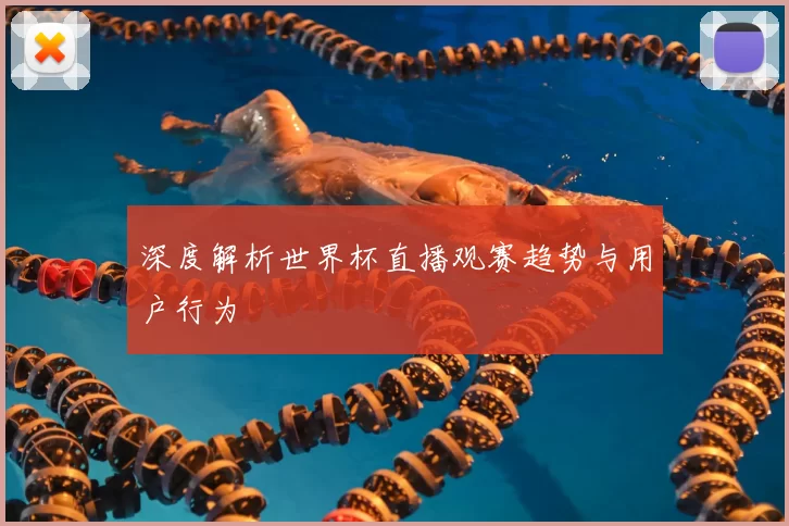 深度解析世界杯直播观赛趋势与用户行为
