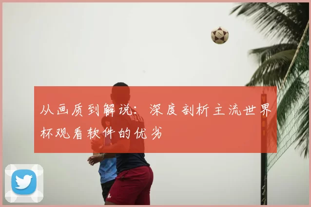 从画质到解说：深度剖析主流世界杯观看软件的优劣